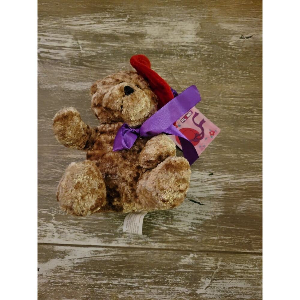 Flomo Red Hat Bear Plush Friends Forever With Tags
